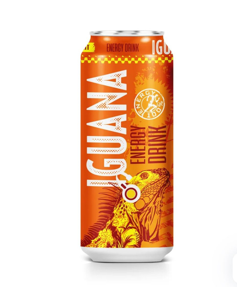 Энергетический напиток Iguana "Тропические фрукты" 6 банок  #1