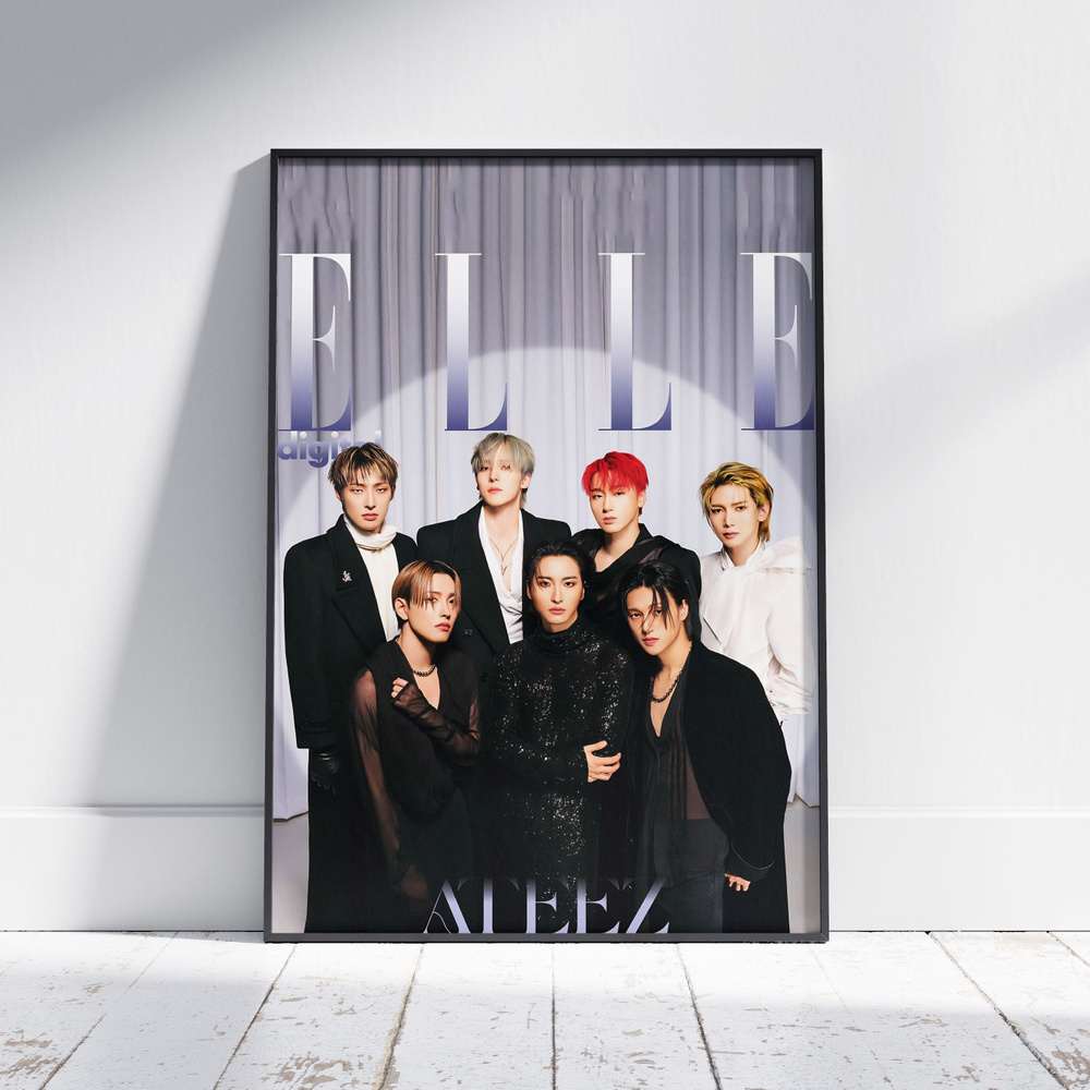 Плакат на стену для интерьера ATEEZ (Общее 27) - Постер по K-POP музыке формата A4 (21x30 см)  #1