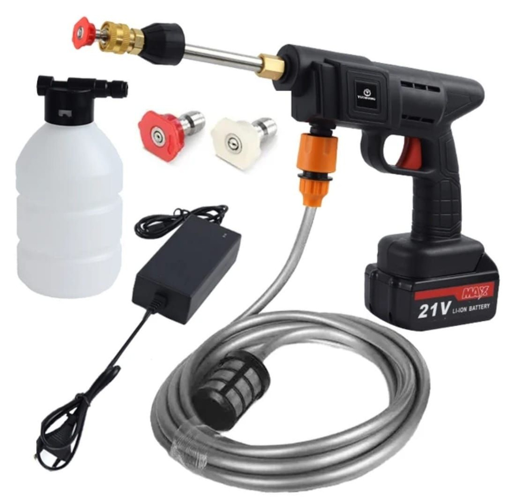 Портативная минимойка высокого давления с двумя аккумуляторами - купить ...
