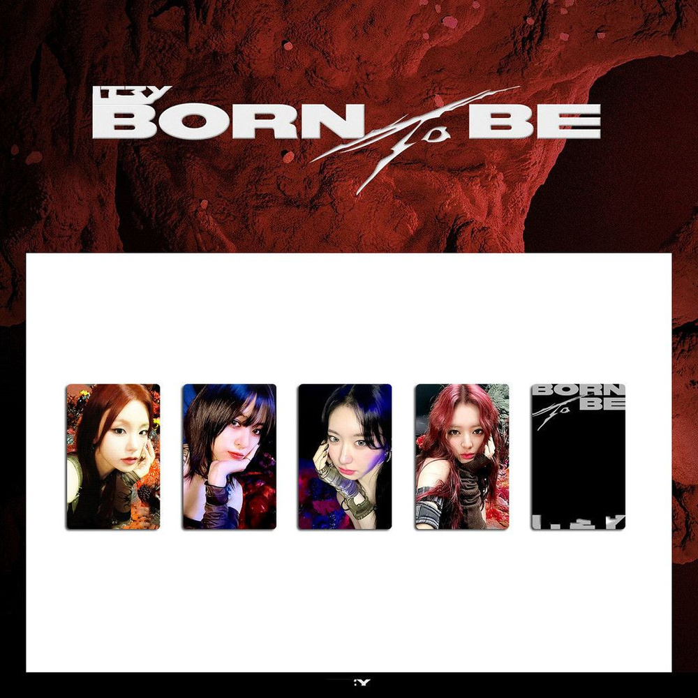 Восьмой мини-альбом Kpop ITZY Born To Be Album Solid с маленькой