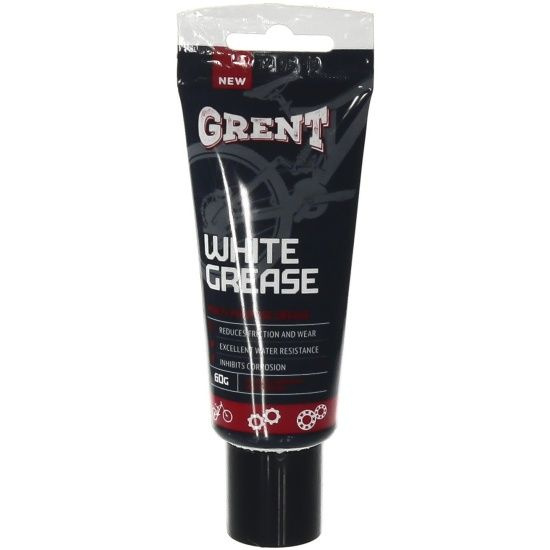 Смазка литиевая белая GRENT WHITE GREASE NGR40530, 60гр, не густеет и не стекает, для металла, устраняет #1