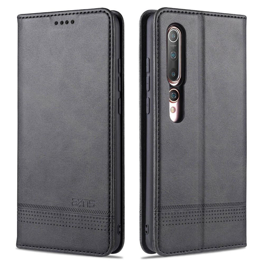 AZNS Чехол книжка для Xiaomi Mi 10 / Mi 10 Pro мягкое прикосновение мульти-подставкой и визитницей #1
