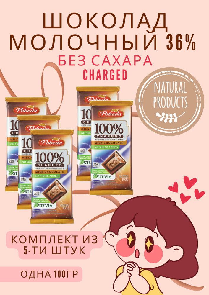 шоколад молочный 36% без сахара - купить с доставкой по выгодным ценам ...