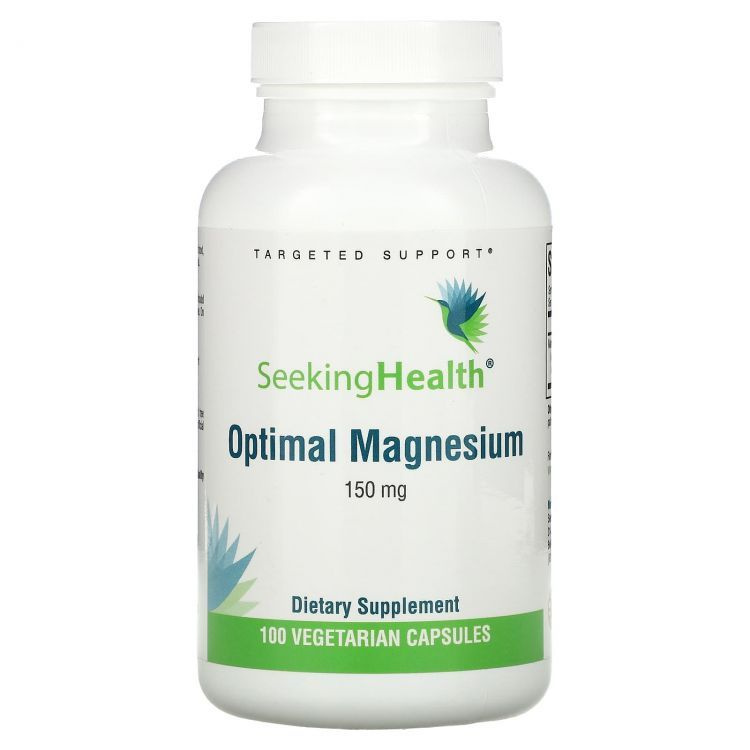 Seeking Health, Optimal Magnesium, Магний, 150 мг, 100 капсул - купить ...