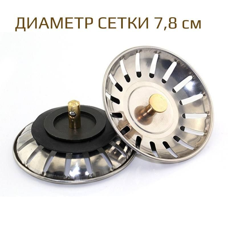 Сетка для раковины, 8 см х 8 см, 1 шт #1