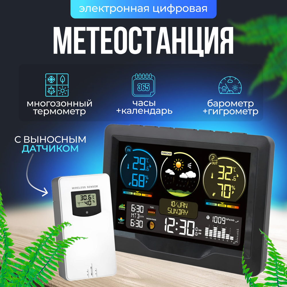 Метеостанция LEROTOOL метеостанция1 купить по выгодной цене в  интернет-магазине OZON (1483632672)