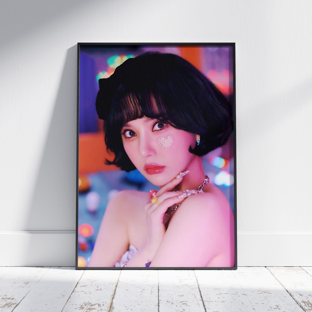 Плакат на стену для интерьера K-POP (VIVIZ - Ынха - Eunha 4) - Постер по КПОП музыке формата А3 (30x42 #1