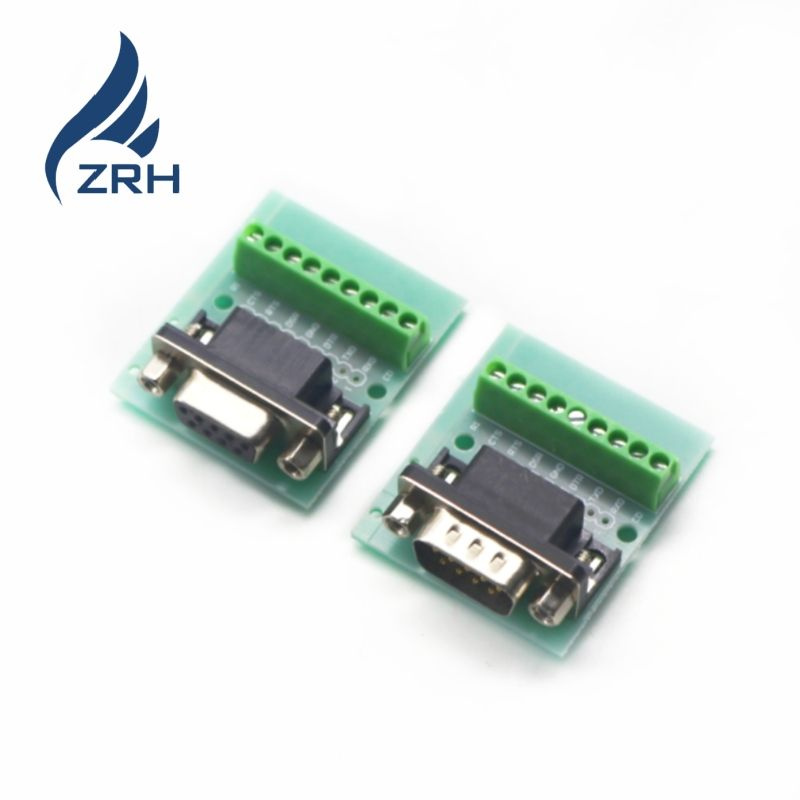 Переходник DB9 мужская и женская винтовая клемма 9-контактный 9 ...