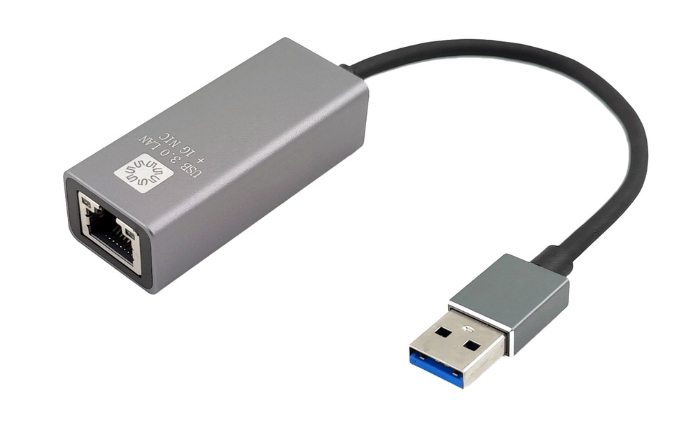 Сетевая карта USB3.0, RJ45 1 гигабит, 10см, 5bites UA3-45-13BK - купить ...