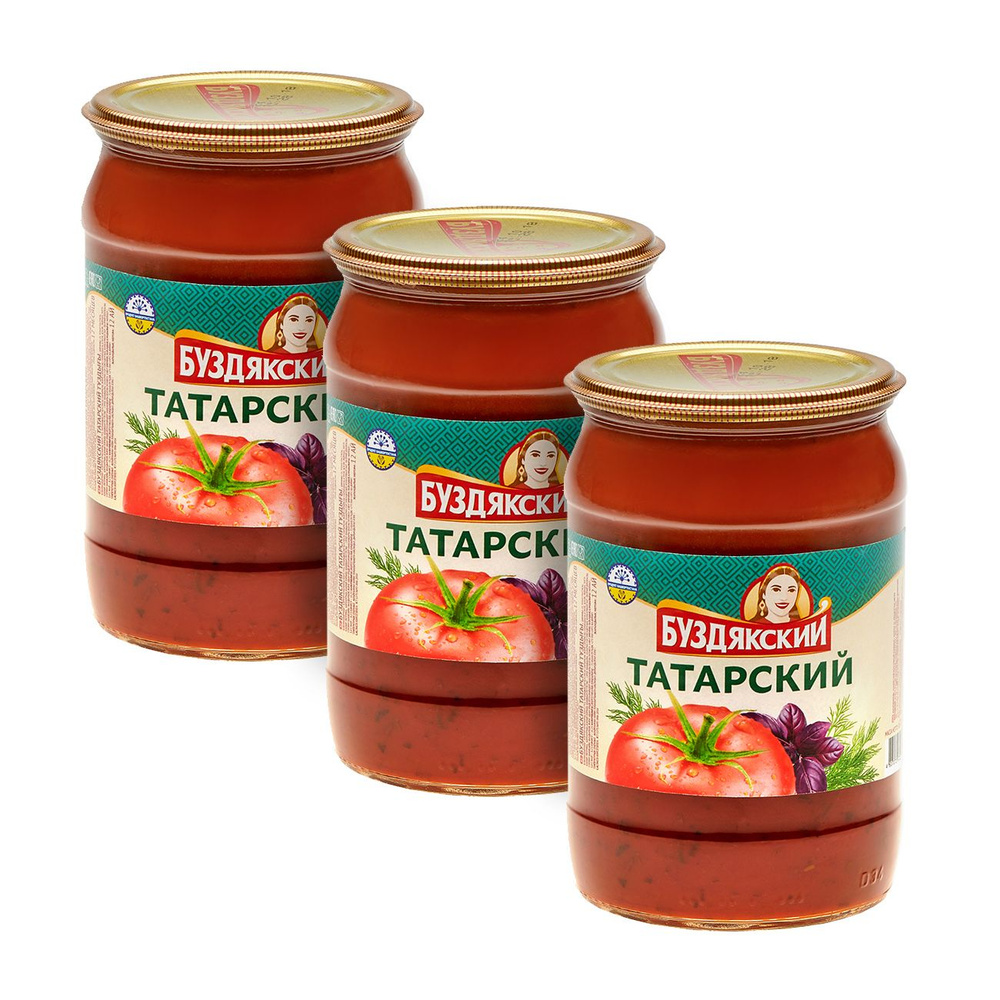 Соус томатный Буздякский Татарский, 670г х 3шт - купить с доставкой по ...