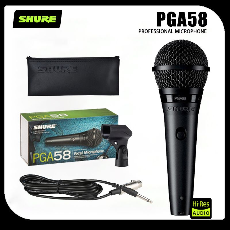 Shure Микрофон для живого вокала Shure Микрофон для живого вокала Shure PGA58 черный, черный матовый #1