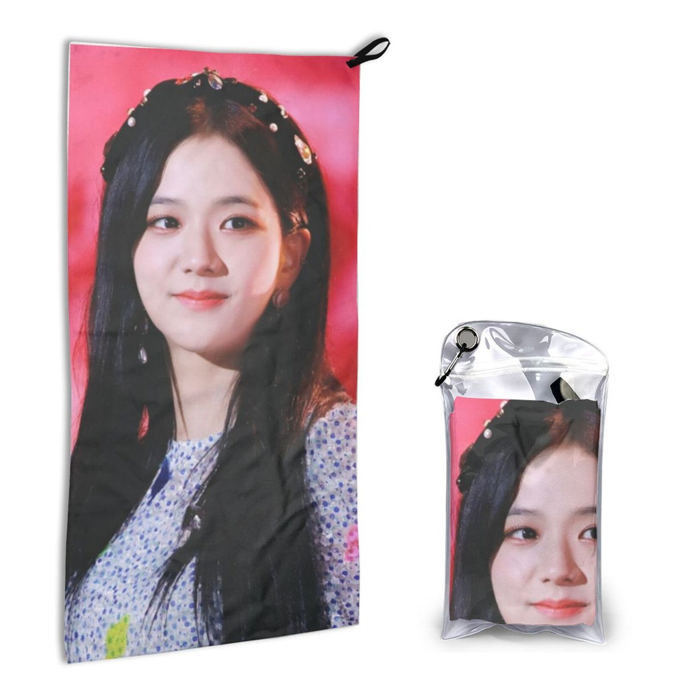 Blackpink Полотенце для лица, рук, Микрофайбер, 40x80 см, темно-бордовый, 1 шт.  #1