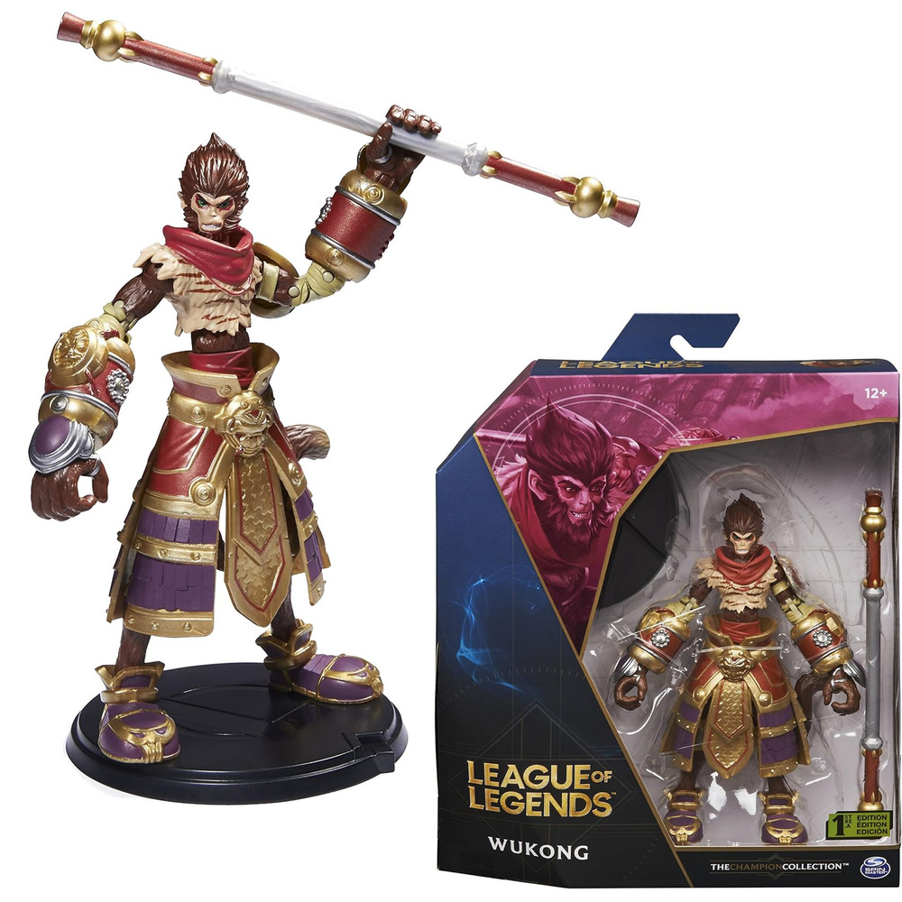 Экшн фигурка Спин Мастер Лига Легенд, Вуконг, 6 дюймов/ League of ...