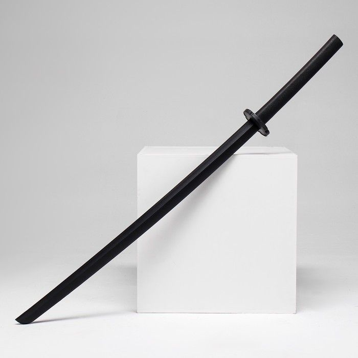 Сувенирное оружие "Катана Кюро" 102 см, черная, пенополистирол  #1