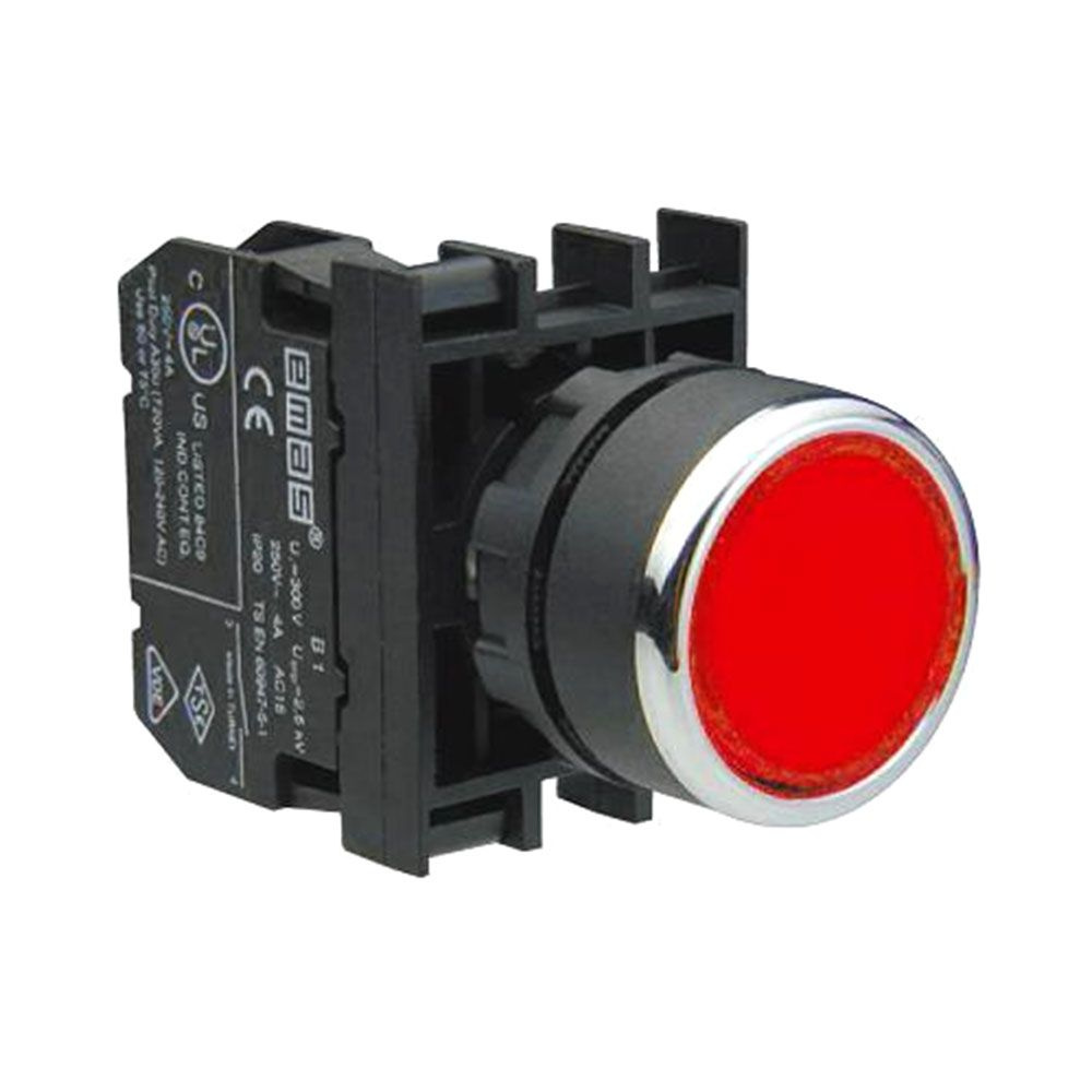 Кнопка нажимная круглая красная - купить по выгодной цене в интернет ...