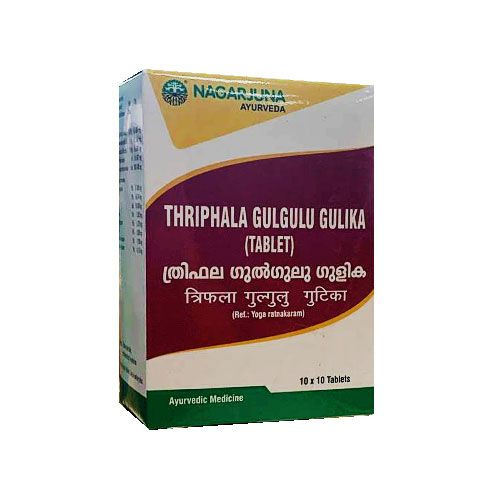 Трифала Гуггул Гулика Нагарджуна / Triphala Guggulu GulikaNagarjuna 100 ...