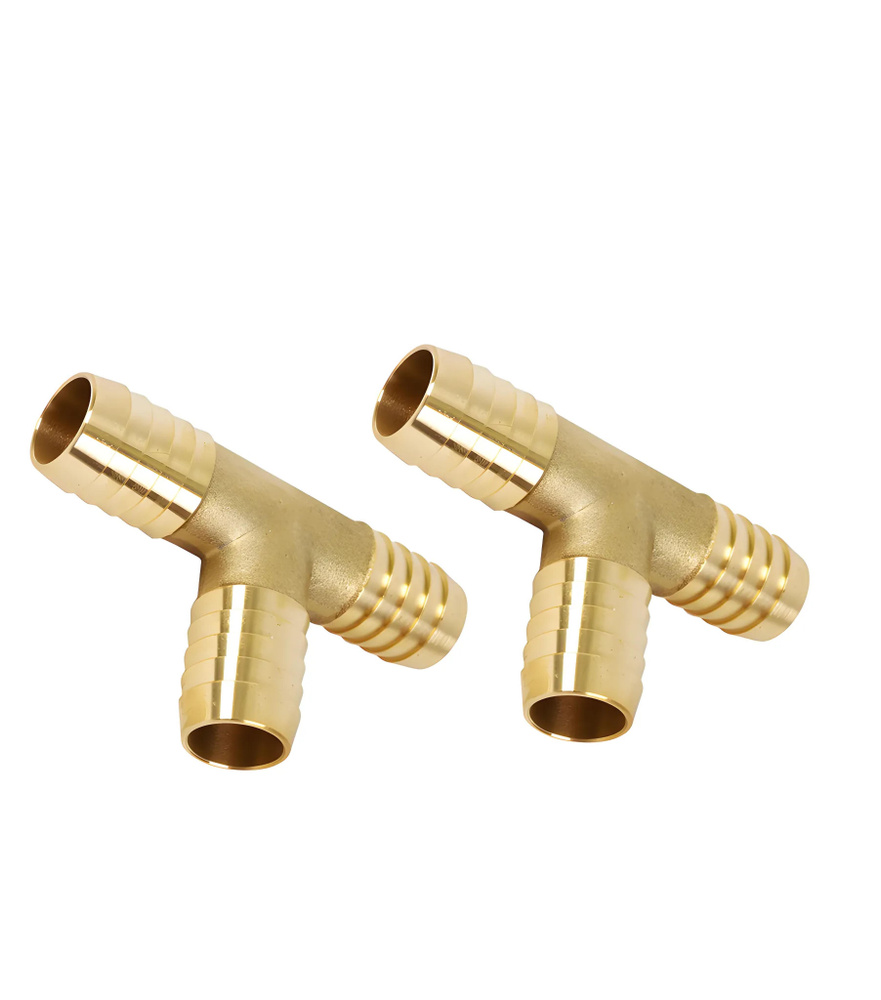 Тройник латунный на трубку 10 мм, 2шт - купить с доставкой по выгодным ...