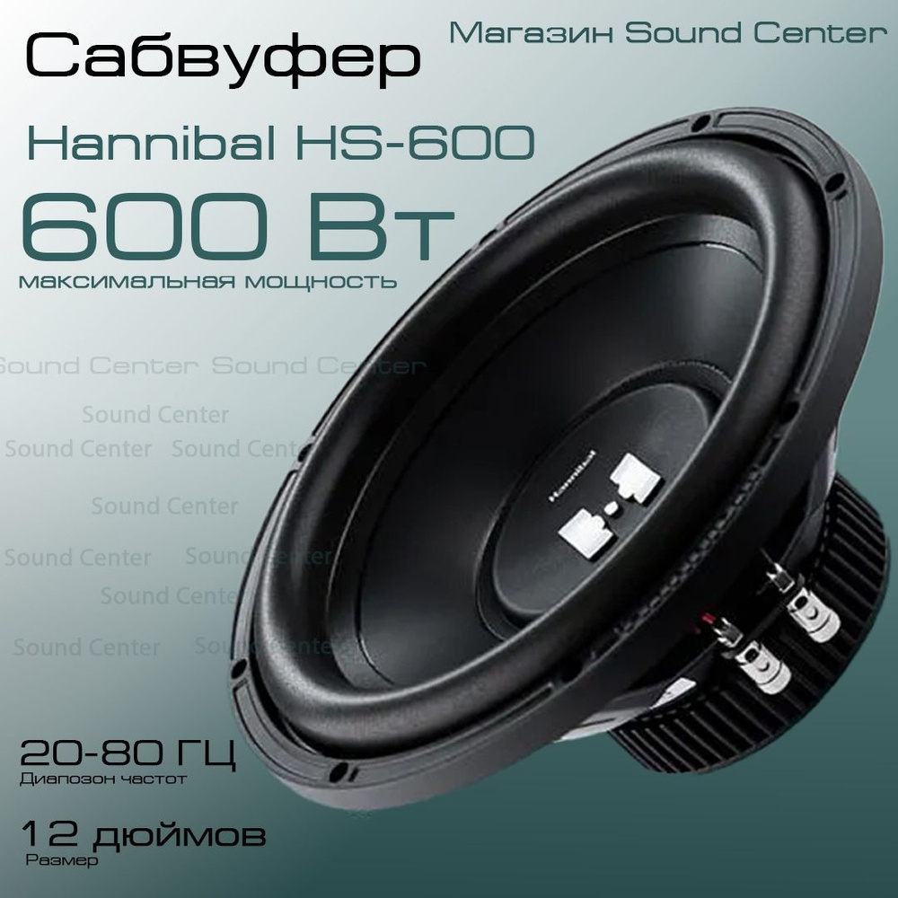 Автомобильный Сабвуфер DEAF BONCE HANNIBAL HS-600 #1