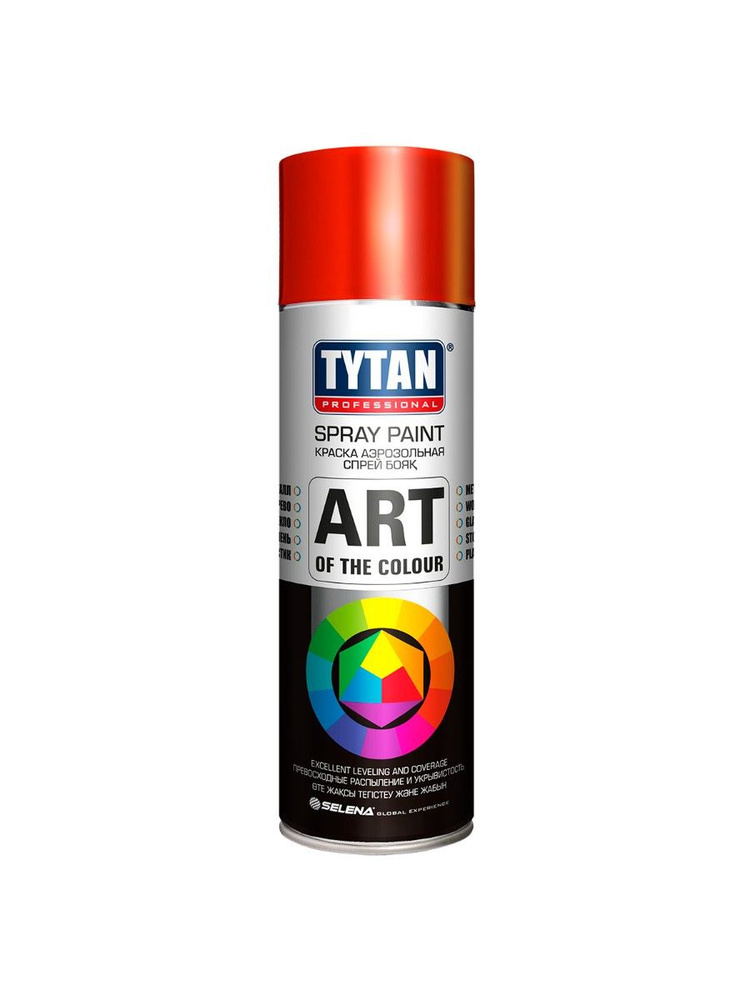 TYTAN PROFESSIONAL ART OF THE COLOUR краска аэрозольная, RAL3020, красная (400мл)  #1