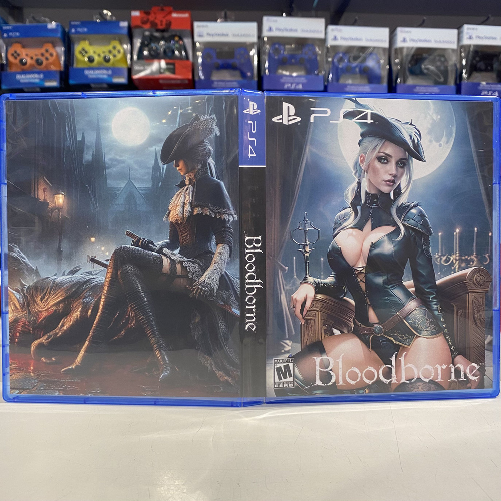 Игра "Bloodborne" PS4 - Кастомная обложка для диска - купить с ...