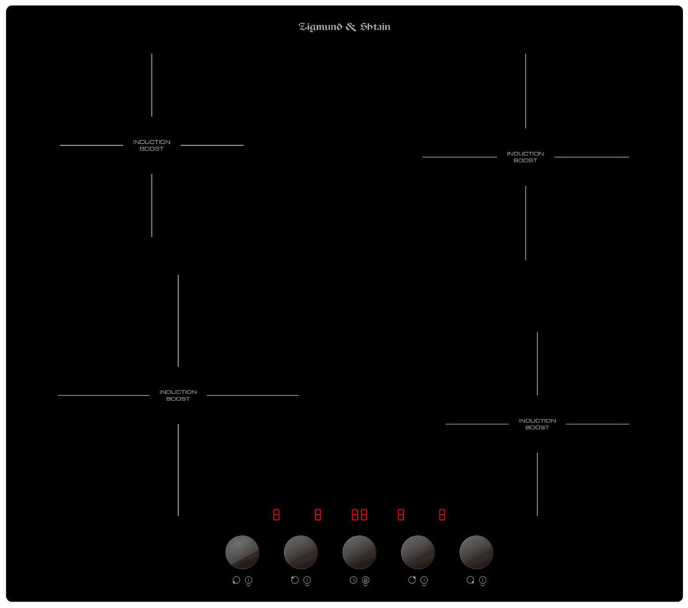 Встраиваемая электрическая варочная панель Zigmund & Shtain CI 45.6 B  #1