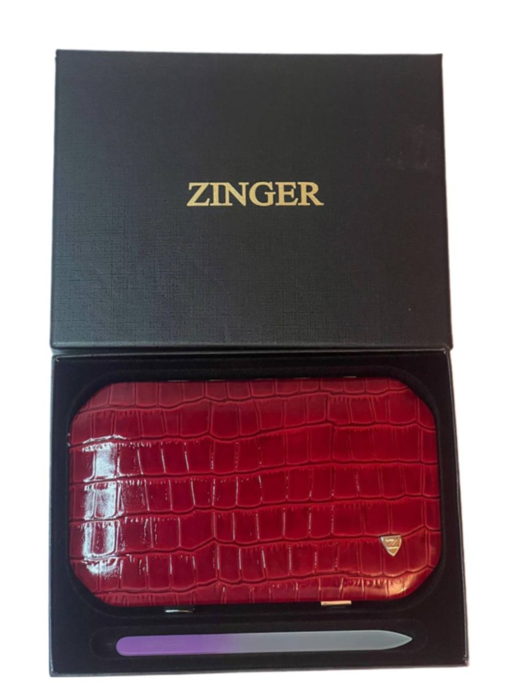 Маникюрный набор Zinger MSFE-804-3 S #бордо #1