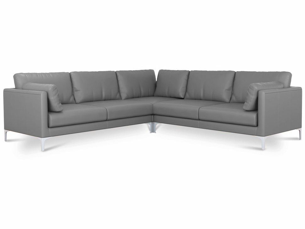 Диван угловой из экокожи Nappa Кларке C982846, CL114, chrome - купить с ...