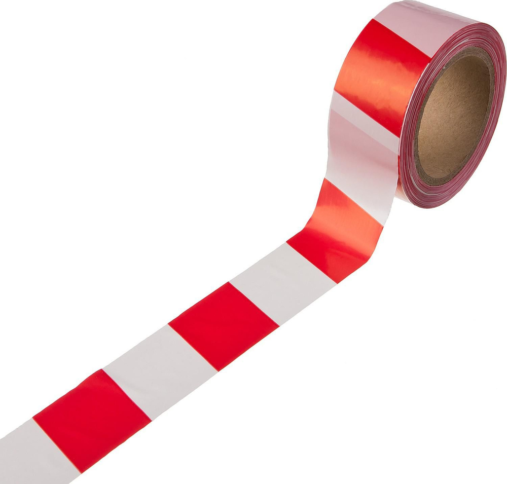 STAYER MAXTape, 50 мм, 150 м, красно-белая, сигнальная лента (12241-50-150)  #1