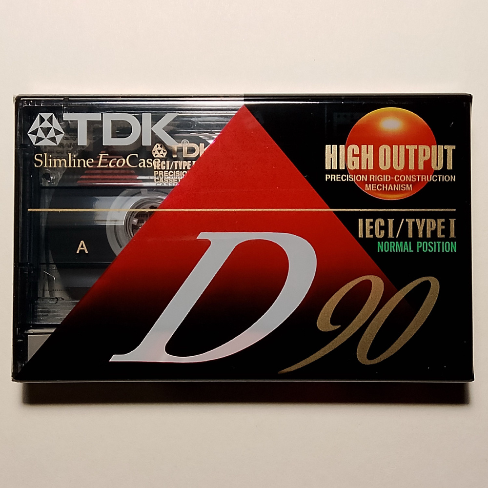 TDK Аудиокассета D90 1995, 90 мин #1
