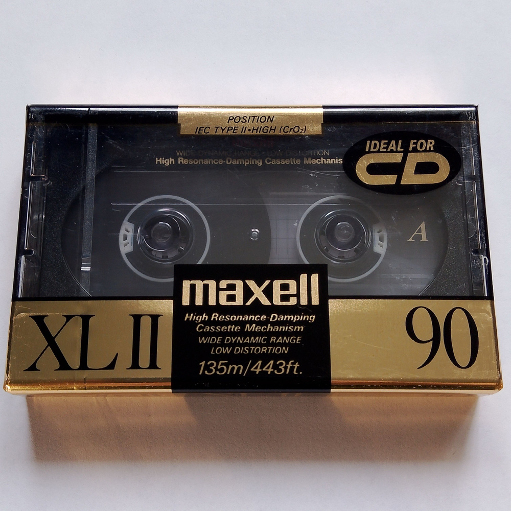 Maxell Аудиокассета XLII 90 1992, 90 мин #1