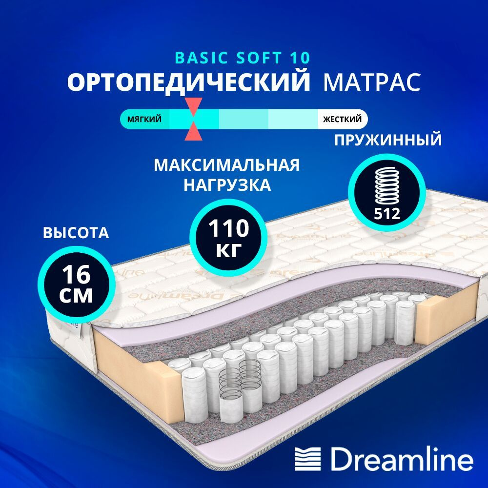 Матрас Dreamline Basic Soft 10 60х210 #1