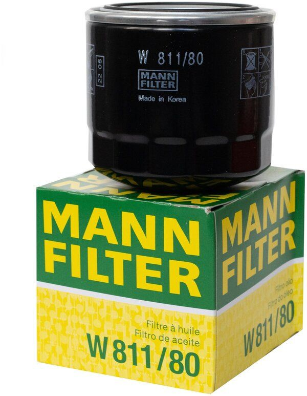 MANN FILTER Фильтр масляный арт. W 811/80
W811/80W811
W811/80
W811/80, 1 шт. #1