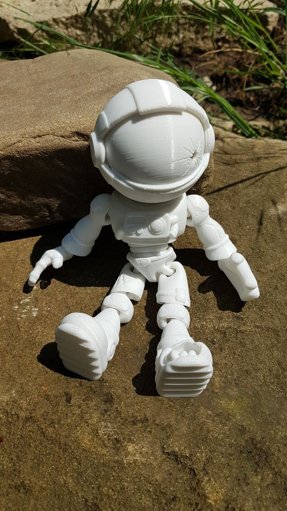 Космонавт скелет 18см / шарнирная игрушка / скелет подвижный-антистресс ...