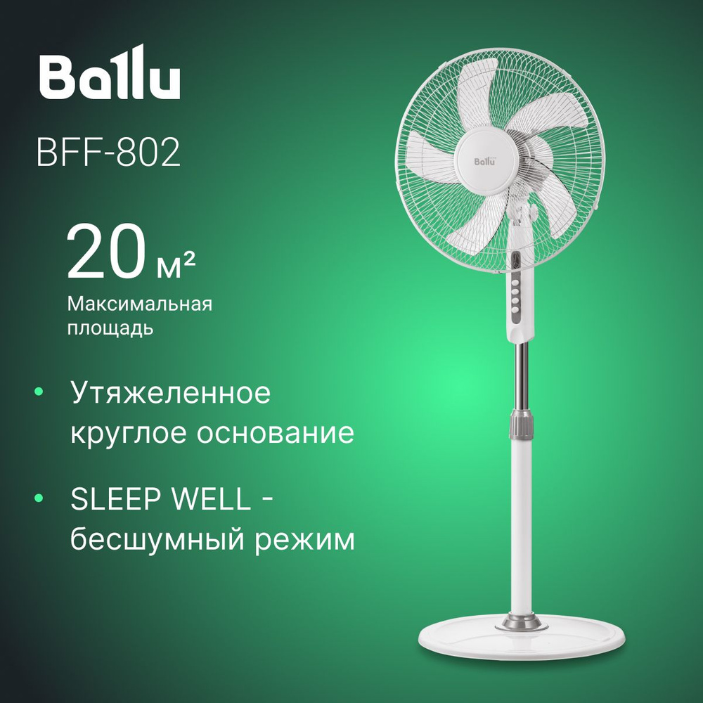 Вентилятор напольный Ballu BFF-802