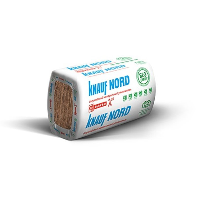 Утеплитель Тепло KNAUF НОРД 1250х600х50 мм, 12 шт/уп - купить с ...