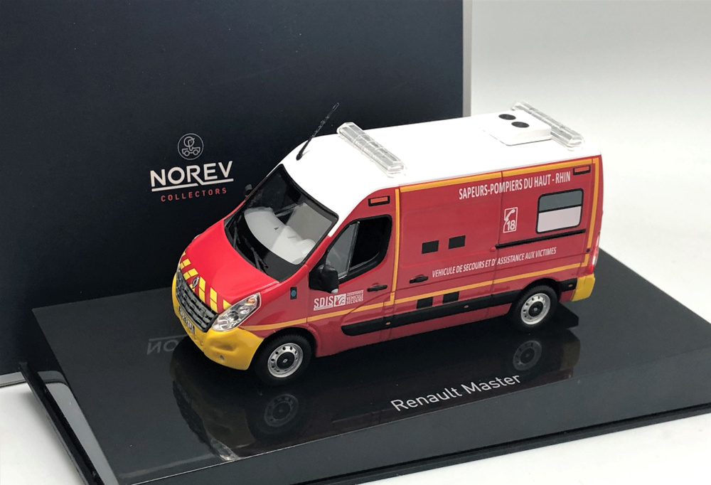 Norev SB 1/43 - Renault Master Pompiers VSAV 2007