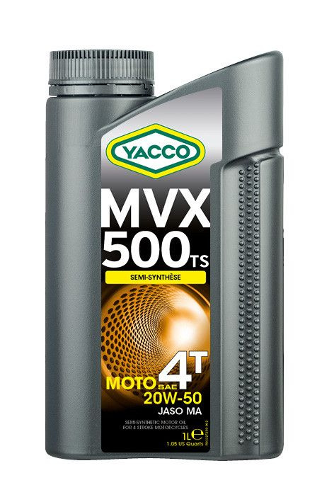 YACCO MVX 500 TS 4T, для мотоциклов 20W-50 Масло моторное, Полусинтетическое, 1 л  #1