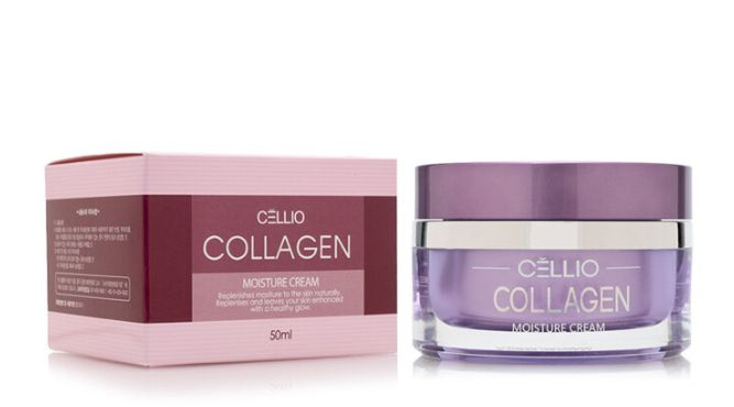 Cellio Collagen Moisture Cream увлажняющий антивозрастной крем для лица с коллагеном (50мл.)  #1