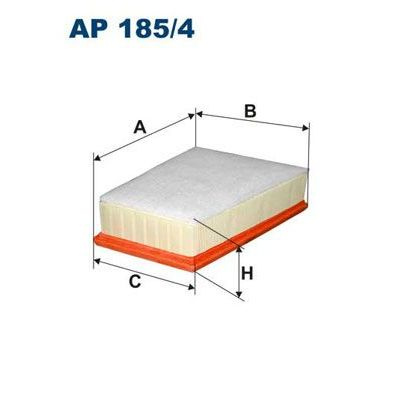 Фильтр воздушный для Рено Флюенс 2009-2017, Renault Fluence фильтр воздушный FILTRON AP 185/4, oem 165462862R #1