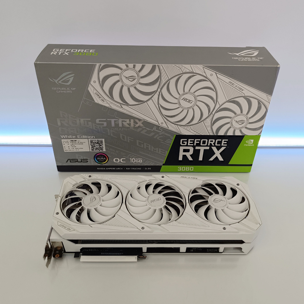 Asus Rog Strix Geforce Rtx 3080 White 3080 Asus Strix White