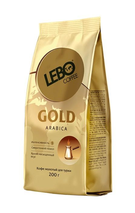 Кофе молотый LEBO GOLD для турки, м/у, 200 г #1