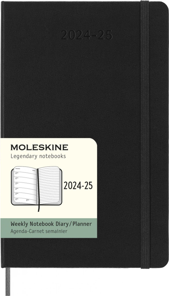 Еженедельник Moleskine Academic SOFT WKNT Large 130х210 мм датированный(2024-2025 год 18 месяцев)  #1