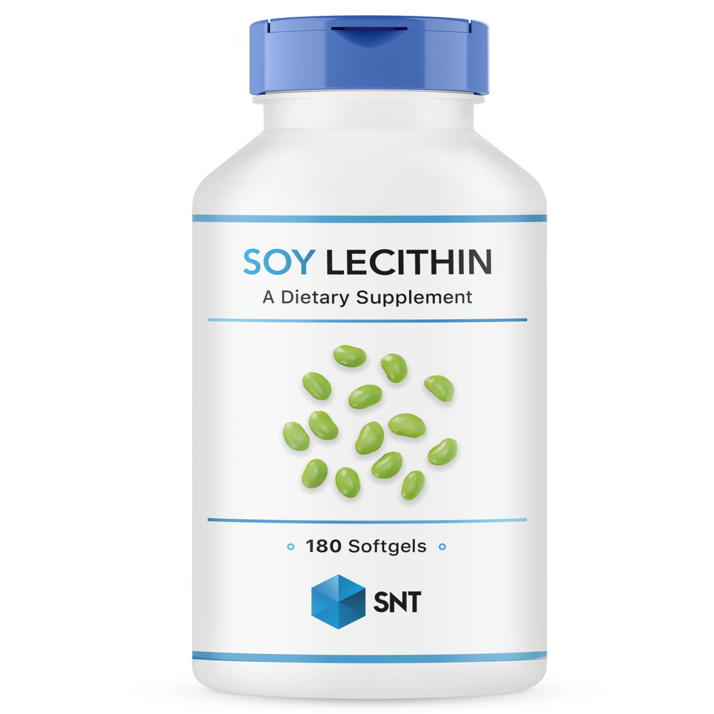 SNT Лецитин соевый, Soy Lecithin 1200 мг 180 капсул #1