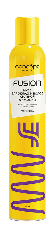 Мусс для укладки сильной фиксации / Concept Moscow Fusion Strong Hold Hair Styling Mousse 4  #1