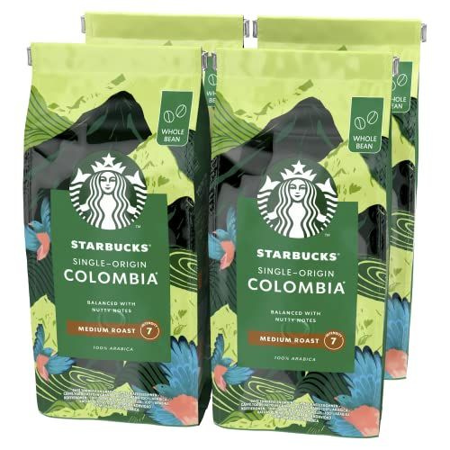 STARBUCKS Single-Origin Colombia, средней обжарки, цельные кофейные зерна, 450 г (4 шт. в упаковке)  #1