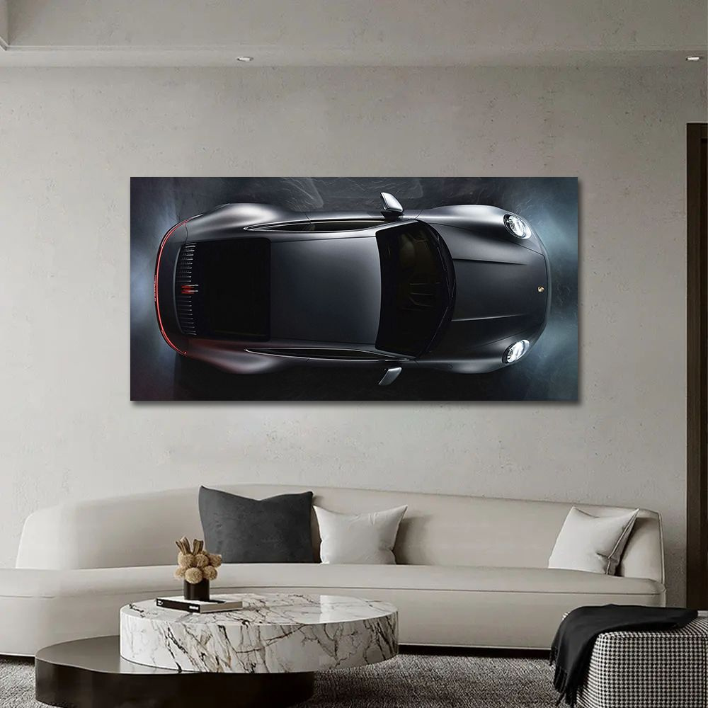 Porsche, картина автомобиль, 40х80 см. #1