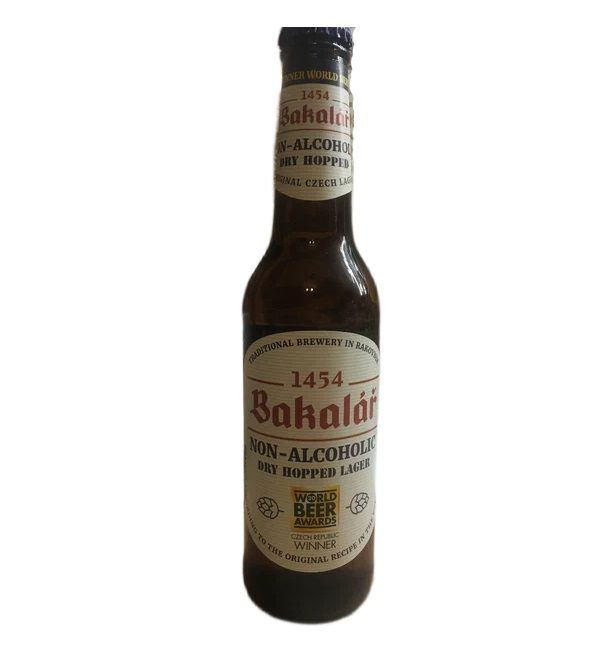 Пиво Bakalar (Бакалар), светлое, фильтрованное, безалкогольное, Стекло ...