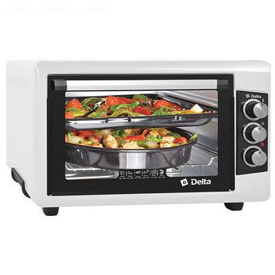 Мини-печь Delta D-0550, белый, 55 л купить по низкой цене с доставкой в ...