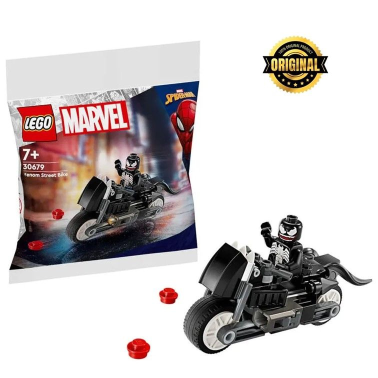 30679 Конструктор LEGO Marvel Super Heroes Venom Motorcycle мотоцикл Венома 53 детали  #1