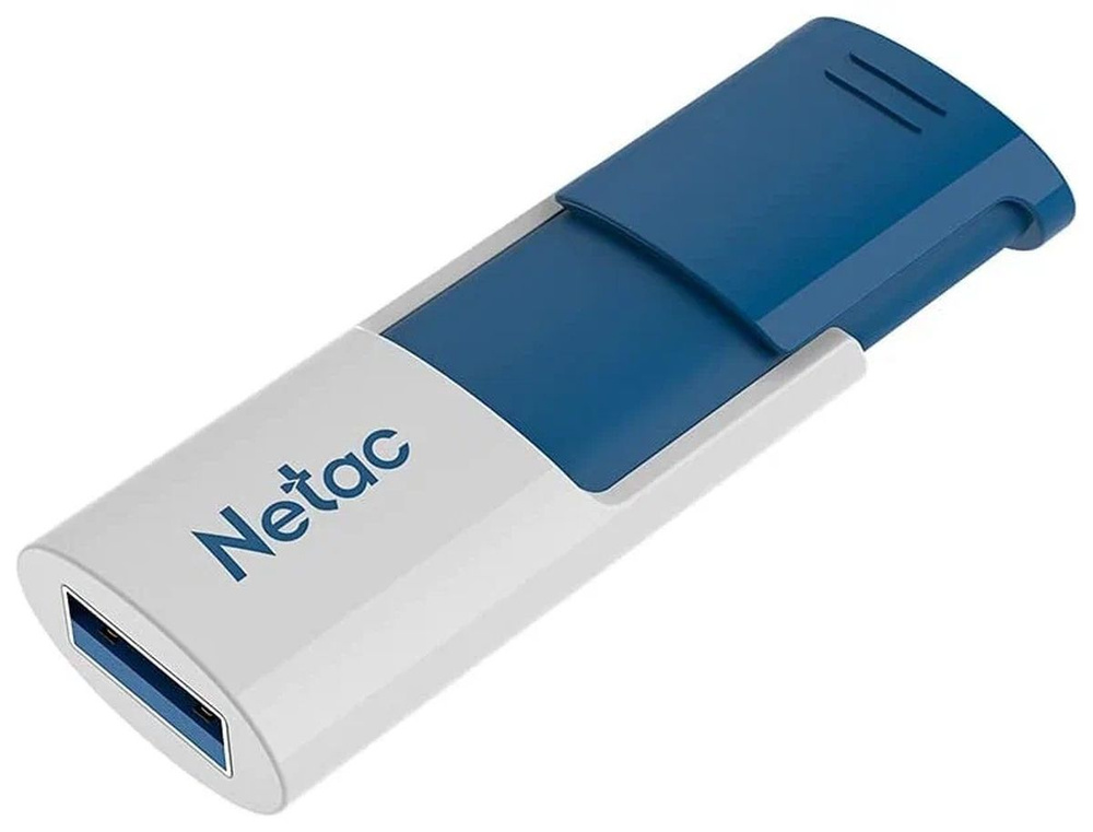 Netac USB-флеш-накопитель U182 64 ГБ, синий, белый #1